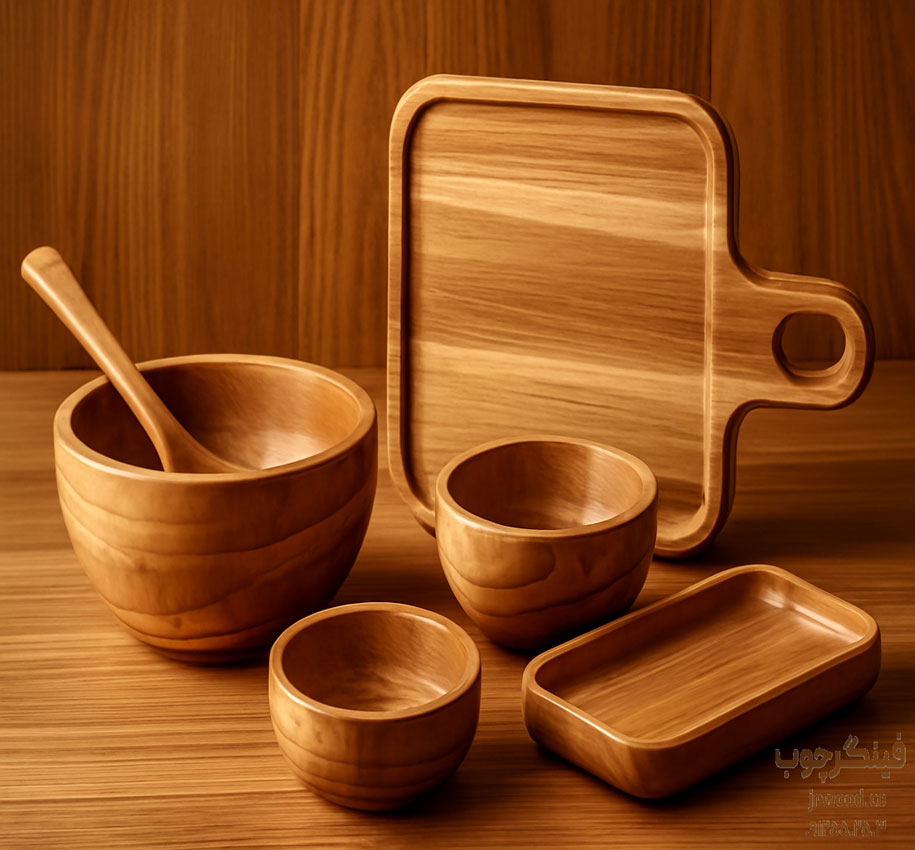 صادرات ظروف چوبی فینگر جوینت