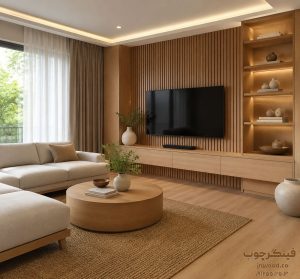 دکوراسیون با چوب راش