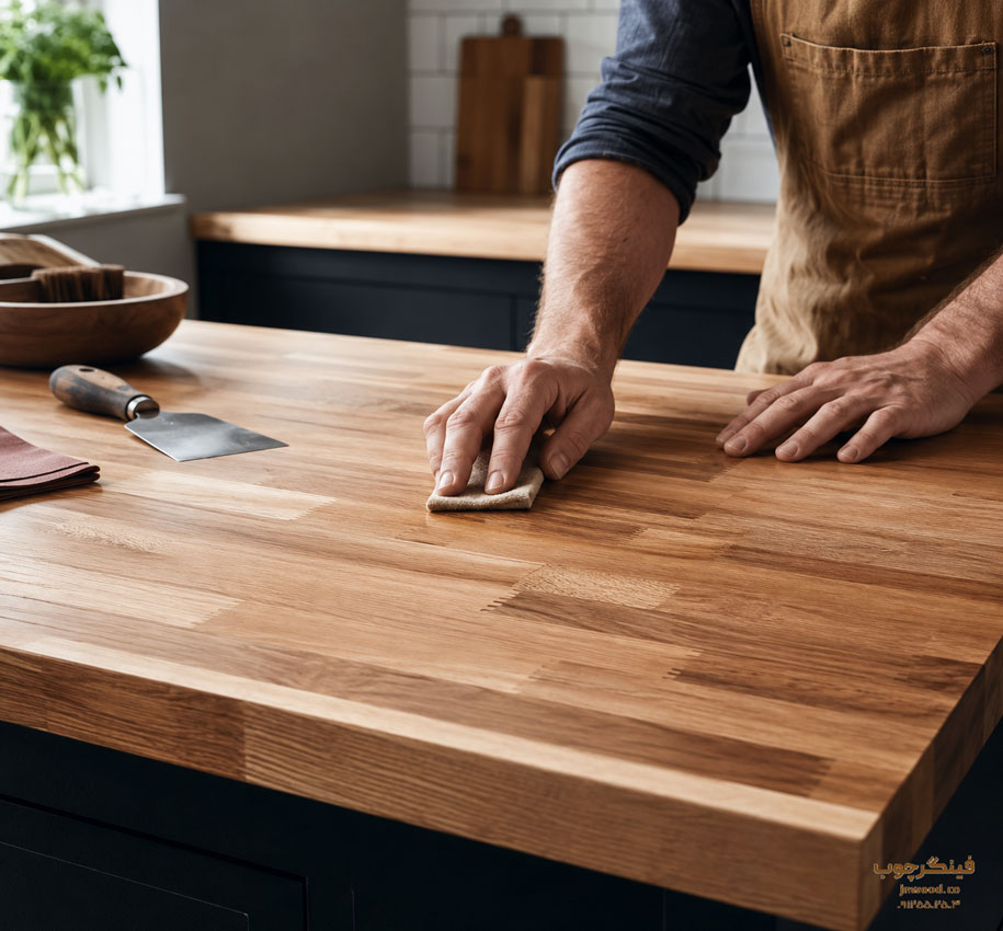 تعمیر صفحه کابینت فینگر جوینت